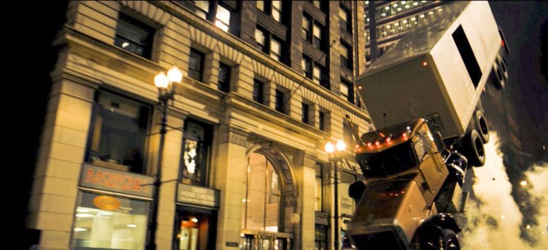 At this point, just for a second, all the sound is drained, maximising the impact for the trucks eventual crash. Beautiful.