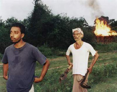 They didn't realise Agent Zero's death was filmed behind them...