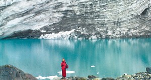 Tenzin Zopa in Holy Lake