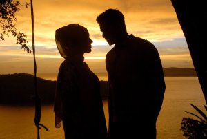 "I can't see your face, but I love you anyway."