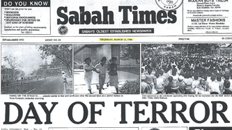 News reports of the riot