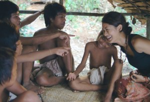 Jokes and laughter abounds at the comedy school.