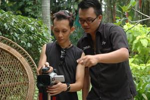 Director directing the direction directly.